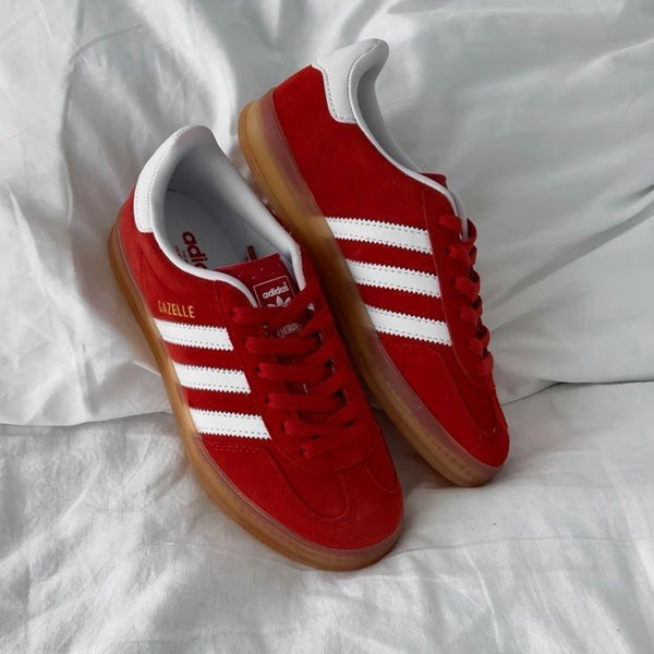Adidas Gazelle Scarlet Cloud White