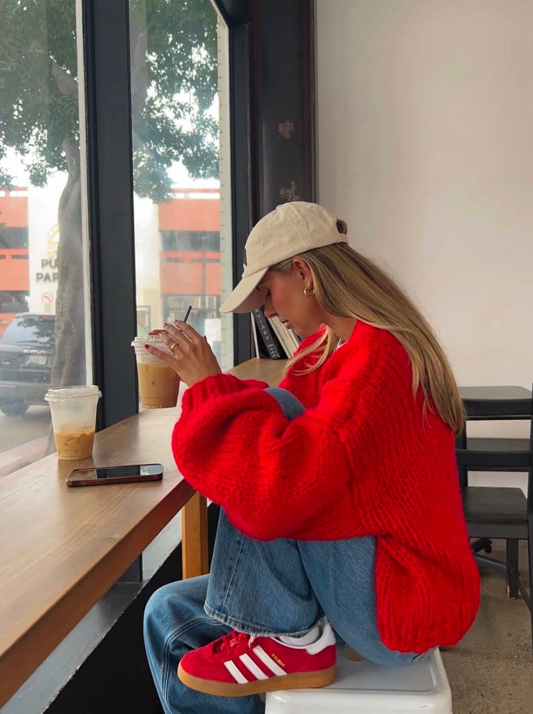 Adidas Gazelle Scarlet Cloud White