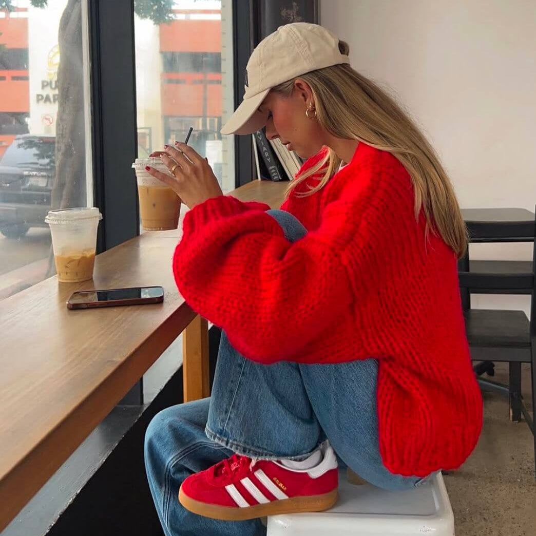 Adidas Gazelle Indoor Scarlet Cloud White (H06261) | Snrkickz Adidas Gazelle Indoor Scarlet Cloud White (H06261) | Snrkickz