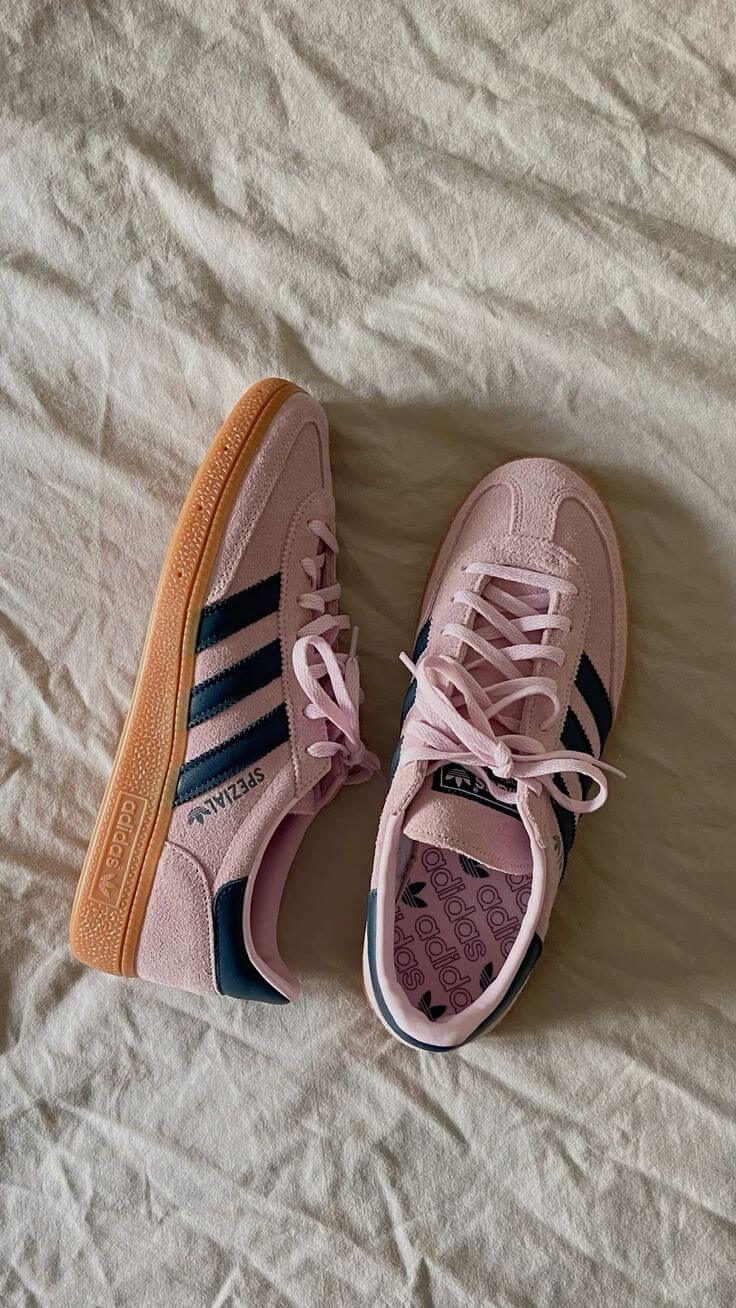 Adidas Handball Spezial Clear Pink Arctic Night (Women's) - SnrKickz