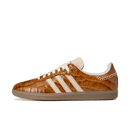 MN-SAMBA-WB-NB adidas MN Samba Wales Bonner Night Brown – vooraanzicht sneaker in Night Brown/White met Normaal / True to size pasvorm