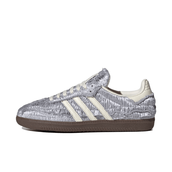 Adidas Samba OG Caroline Hu Satin Silver Metallic