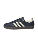 JS3938 adidas Samba OG Night Navy Gum – vooraanzicht sneaker in Night Navy/Gum met Normaal / True to size pasvorm