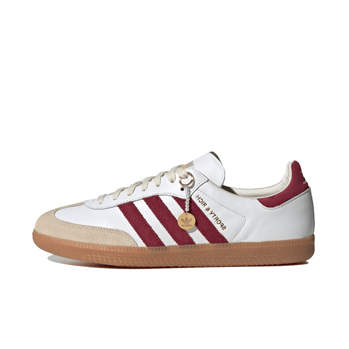 Adidas Samba OG Sporty & Rich Weiß Kern Burgund