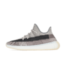 Zijaanzicht van de adidas Yeezy Boost 350 V2 Zyon FZ1267 met beige en bruine Primeknit upper en doorschijnende stripe