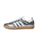 adidas Samba OG Silver Metallic Cracked Leather - SnrKickz