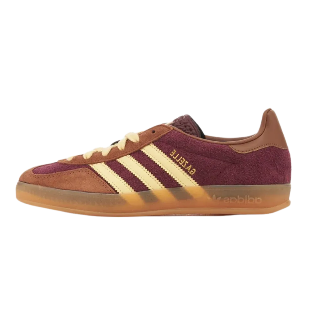 adidas Gazelle Indoor Maroon Almost Yellow (JI0324) | Snrkickz