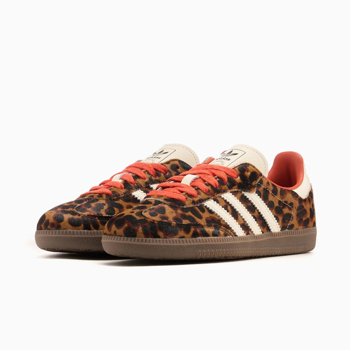 Adidas Samba OG Gebraucht Rot Leopard (Damen)