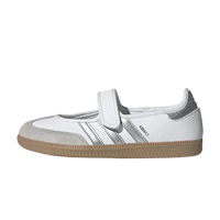 adidas Samba Jane White Silver Metallic (Women's)(KJ3785) | Snrkickz