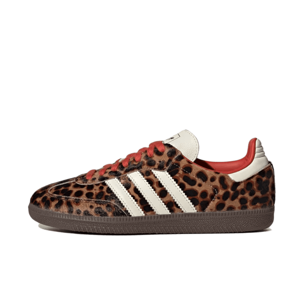 Adidas Samba OG Gebraucht Rot Leopard (Damen)