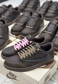 Air Jordan 1 Low Travis Scott Brown Velvet - SnrKickz
