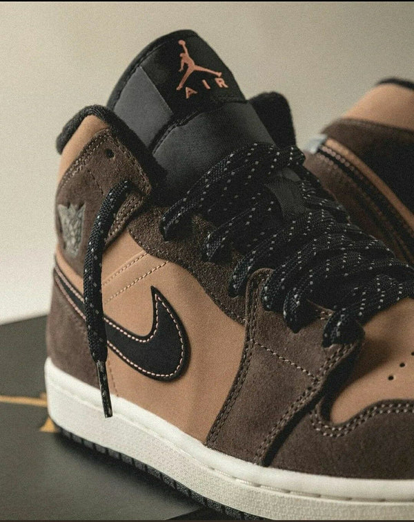 Air Jordan 1 Mid Dunkle Schokolade