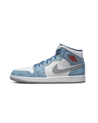 Air Jordan 1 Mid Französisch Blau Feuerrot