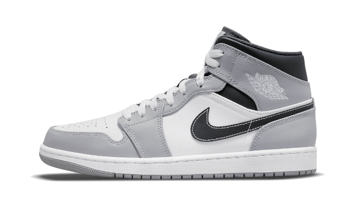 Air Jordan 1 Mid Light Smoke Gray Anthracite