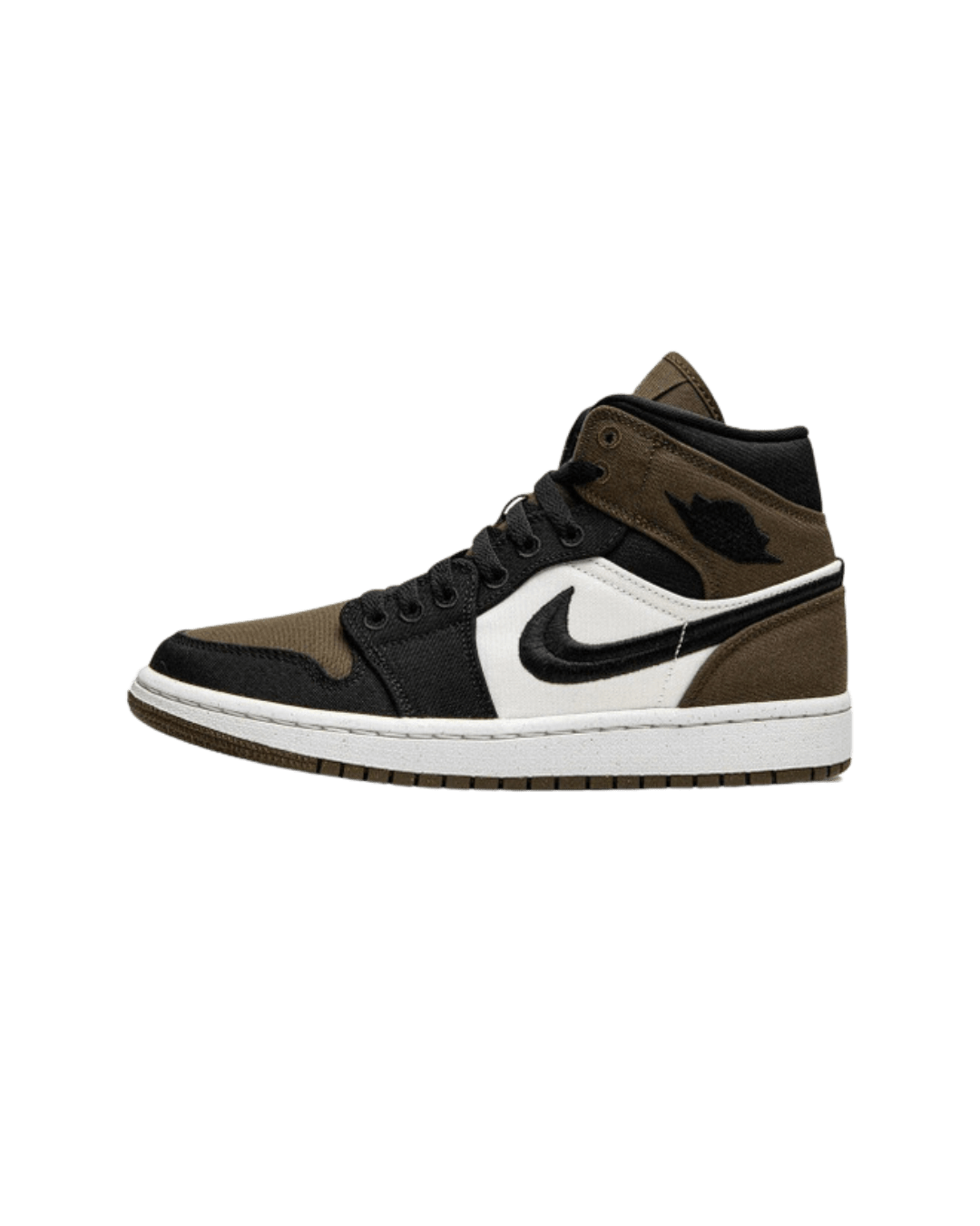 Air Jordan 1 Mid Olive Zehen