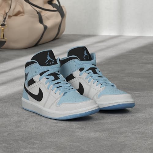 Air Jordan 1 Mid SE Eisblau Schwarz