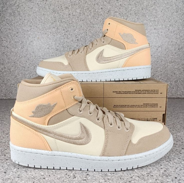 Air Jordan 1 Mid SE WMNS Muslin Canvas