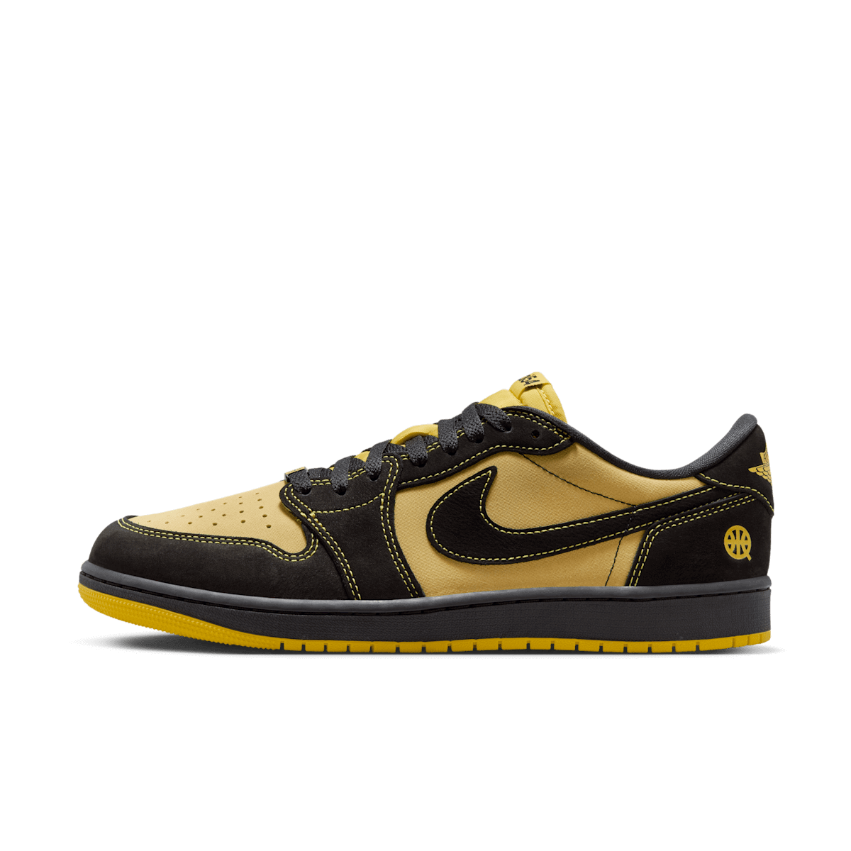 Air Jordan 1 Retro Low OG Quai 54 Black Tour Yellow Red