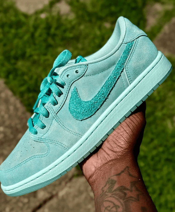 Air Jordan 1 Retro Low OG Gewaschenes Türkis (Damen)