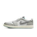 Air Jordan 1 Retro Low OG Year of the Snake (SKU HF3144‑100) – vooraanzicht met Summit White leren base en Photon Dust overlays met snakeskin‑textuur