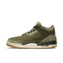 Air Jordan 3 Retro Family Affair DN3707-202 side view showing mauve upper, elephant print overlays and vintage cream midsole.