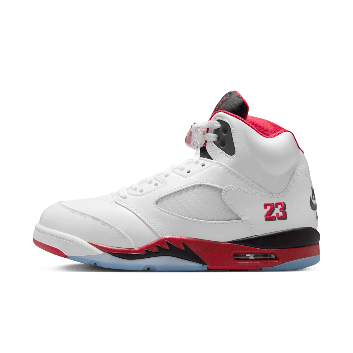 Air Jordan 5 Retro Fire Red Black Tongue (2025)