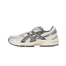 ASICS GEL-1130 Cream Pure Silver 1201A256-114 zijaanzicht met cream mesh, zilveren overlays en vintage-geïnspireerde loopzool

