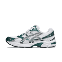 ASICS GEL-1130 Dark Neptune 1201A256-404 zijaanzicht met navy mesh, zwarte overlays en subtiele zilverkleurige lijnen

