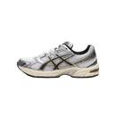 ASICS GEL-1130 White Clay Canyon side view showing mesh upper, cream midsole and brown detailing.