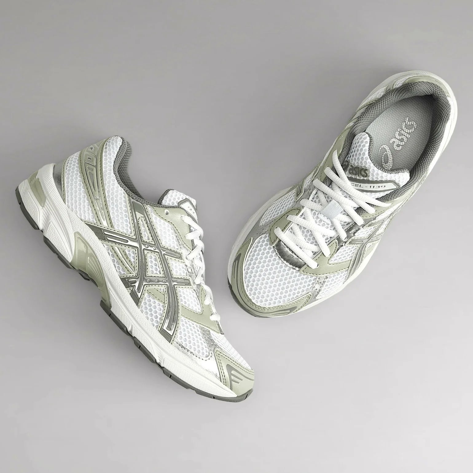 ASICS Gel-1130 White Dried Leaf Green - SnrKickz