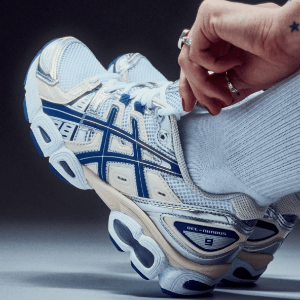 ASICS Gel-Nimbus 9 White Light Indigo