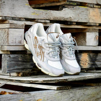 ASICS Gel-NYC Cream Cement Grey Brown Snrkickz 1