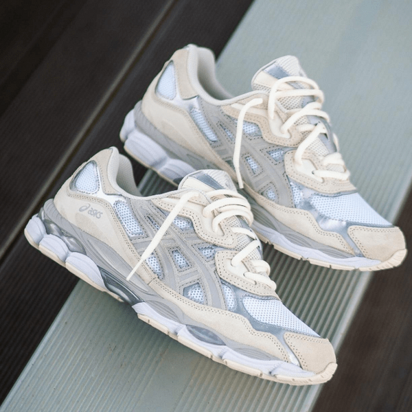 ASICS Gel-NYC Weiß Austern Grau