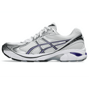 ASICS GT-2160 White Sheet Rock 1203A320-104 zijaanzicht met wit mesh, lichtgrijze overlays en zilveren accenten in klassiek retro running design

