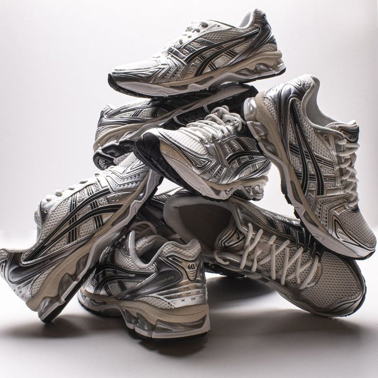 ASICS GEL-Kayano 14 Weiß Graphitgrau