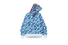 BAPE ABC Camo Shark Full Zip Hoodie Blue