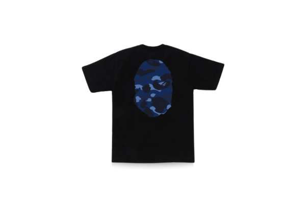 BAPE Color Camo Big Ape Head Tee Black/Navy