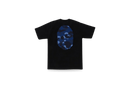 BAPE Color Camo Big Ape Head Tee back Black/Navy Snrkickz