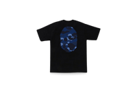 BAPE Color Camo Big Ape Head Tee back Black/Navy Snrkickz