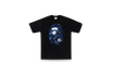 BAPE Farb-Camo Big Ape Head T-Shirt Schwarz/Navy