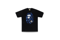 BAPE Color Camo Big Ape Head Tee Black/Navy Snrkickz