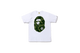 BAPE Color Camo Big Ape Head Tee White/Green