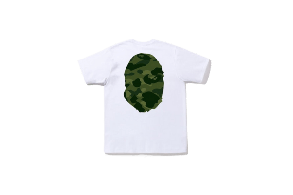 BAPE Color Camo Big Ape Head Tee White/Green