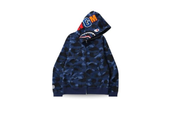 BAPE Color Camo Shark Full Zip Hoodie