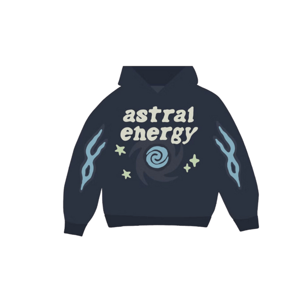 Broken Planet Astral Energy Kapuzenpullover Outer Space Blau