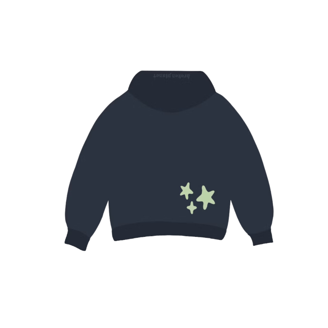 Broken Planet Astral Energy Hoodie Outer Space Blue