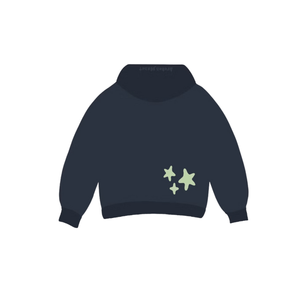 Broken Planet Astral Energy Kapuzenpullover Outer Space Blau