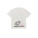 Broken Planet Cosmic Speed T-shirt Bone White