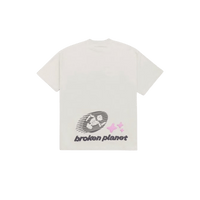 Broken Planet Cosmic Speed T-shirt Bone White
