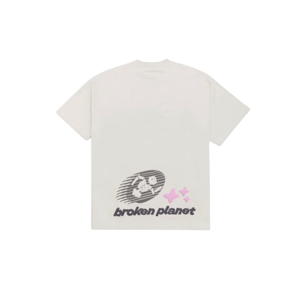Broken Planet Cosmic Speed T-Shirt Knochenweiß